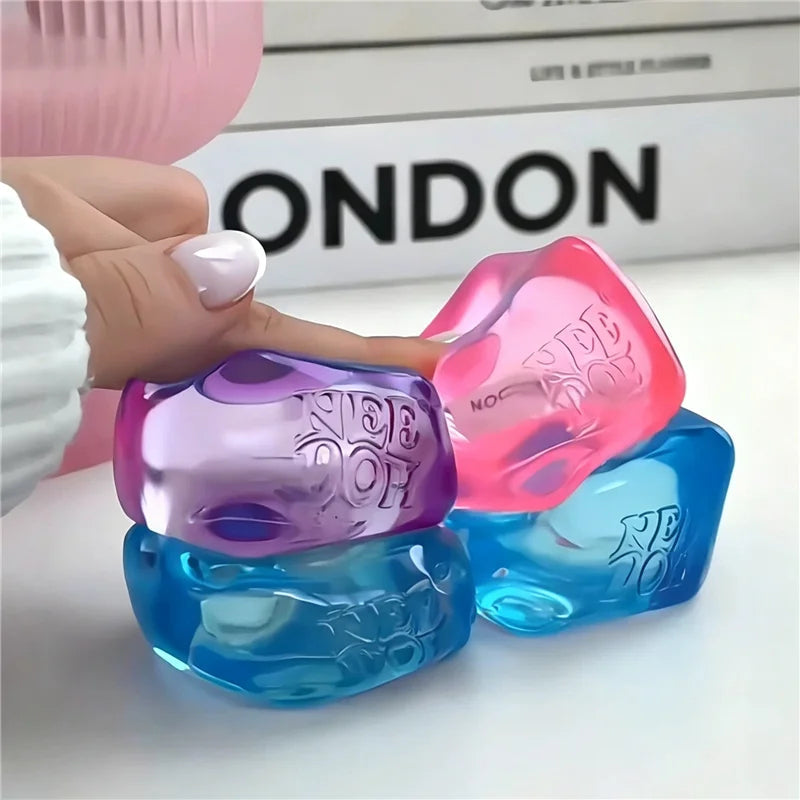 🧊 NeeDoh Squishy Nice Cube - Pack of 3