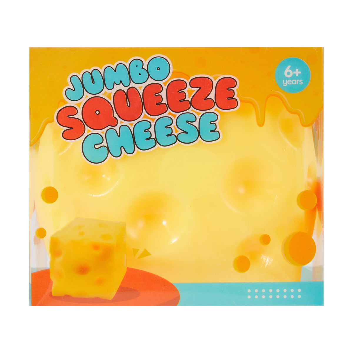 Jumbo Squishy Cheese Block