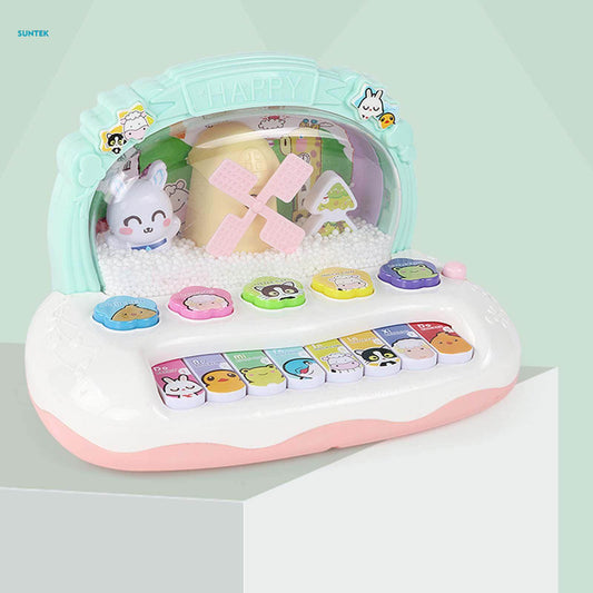Baby Piano Toy Light up Piano Keyboard Infant Toys Fine Motor Skills - Learning Educational Toy - Perfect for Birthday