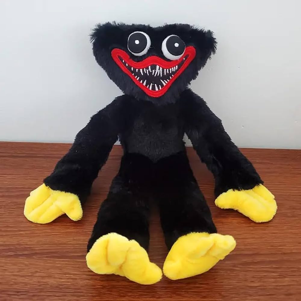 Black Huggy Wuggy plush Black