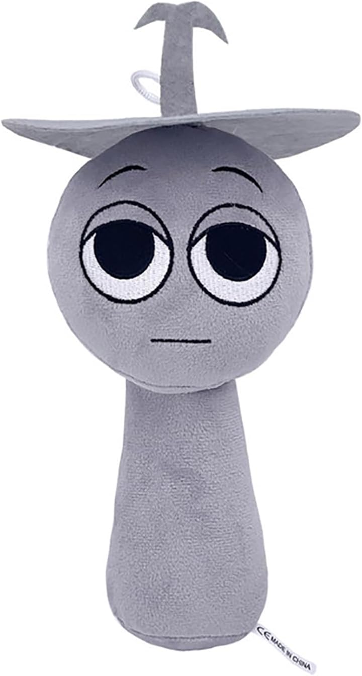 High Quality Sprunki Plushie Sprunki Game Plush, Sprunki Toys Plush ,Soft Stuffed Animal Pillow Doll Christmas Birthday Gifts for Adult Kids – Gray