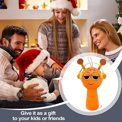 Sprunki Plush,9In Sprunki Game Plush, Realistic Cute Soft Stuffed Animal Doll Pillos Game Fans Boy Girl Kids – Orange