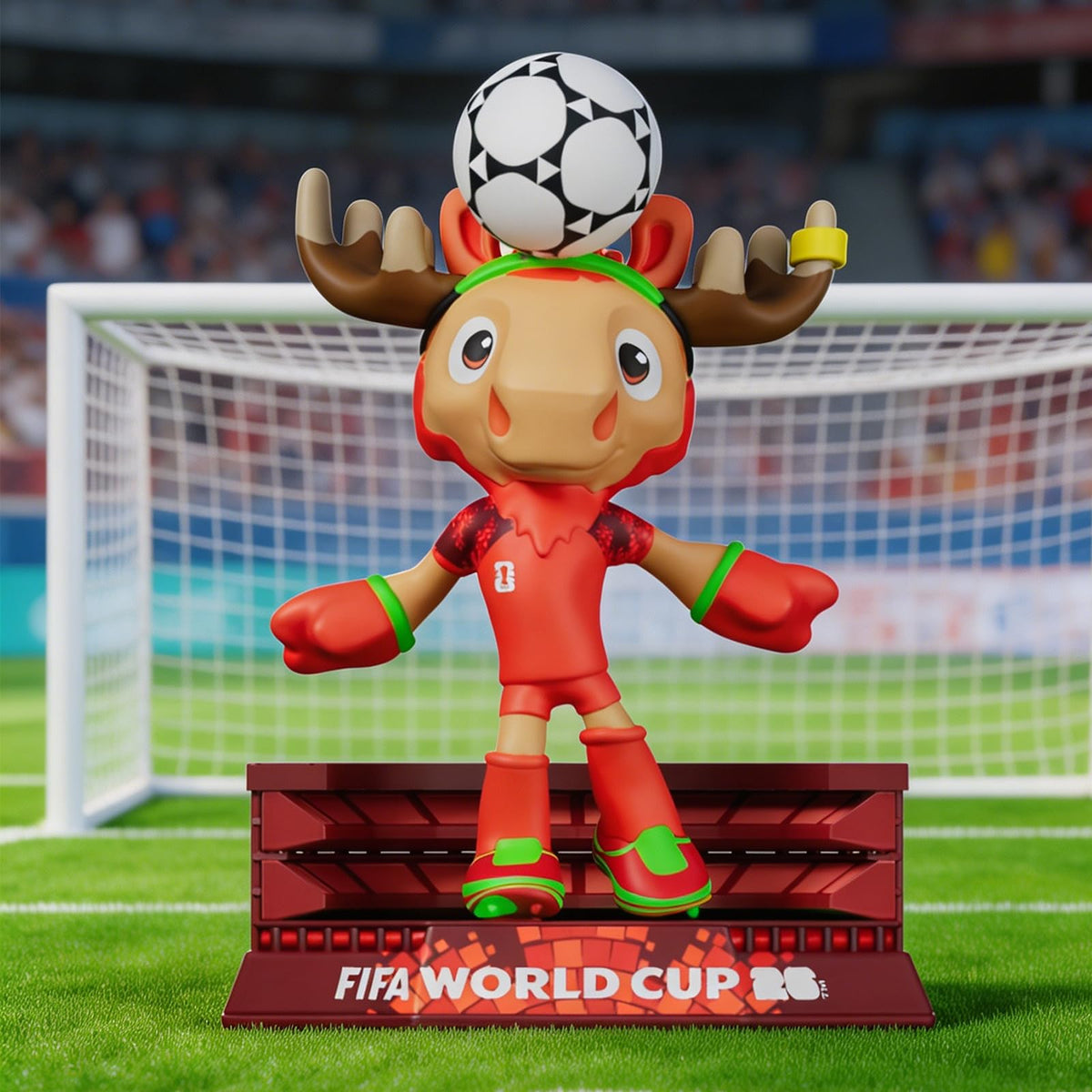 2026 New Pitch/Base Edition Genuine Football Mascot Clutch Zayu Maple 3D Figure Box Limited Ornament Gifts Collections Souvenir