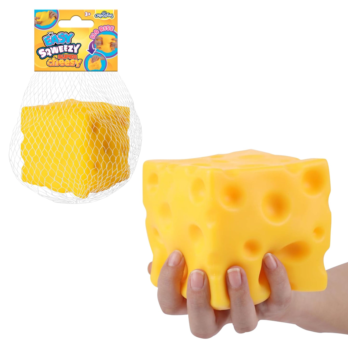 Cheese Squishy slow rising Small Soft Ultra-Soft,Stress Relief Fidget Novelty Squeeze Toys Gift for Adults & kids 2.5" Squeeze Toy