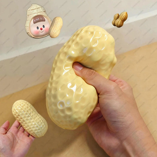 Squishy Peanut Tall Stress Ball 6 inch