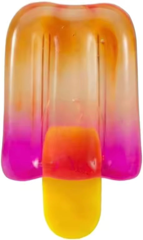 Ice Cream Popsicle Squeeze Squishy Slow Rise, Sensory Stress Relief Fidget, Summer Party Favors Anxiety Relief 3” Height 1.5” Width