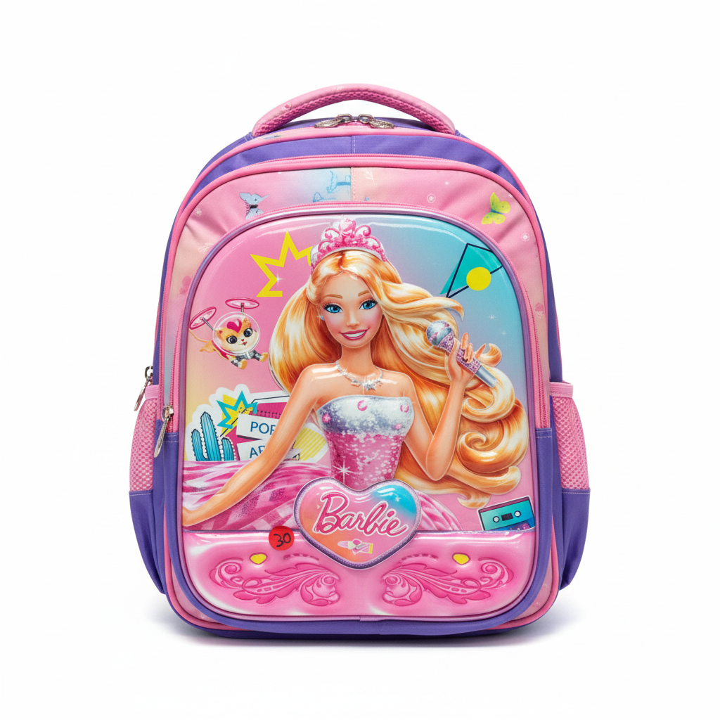 Barbie inspired Pink Backpack - Fashion Mini Backpack for School – Trendy, Lightweight & Eco-Friendly