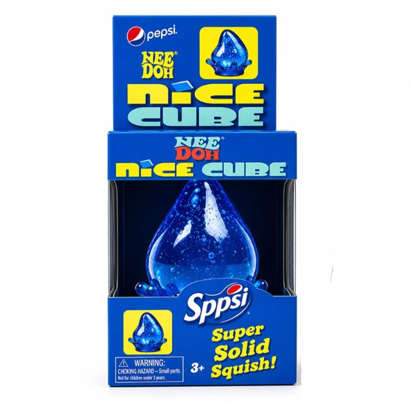 Squishy Raindrop/Dreamdrop Fidget Toy Glitter Blue