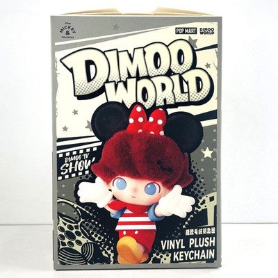 Dimoo World X Disney Series Blind Box Vinyl Plush Keychain Toys Dolls Gift
