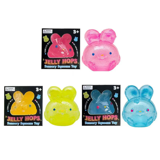 Jelly Rabbit Squishy Cube Slow Rebound Sensory