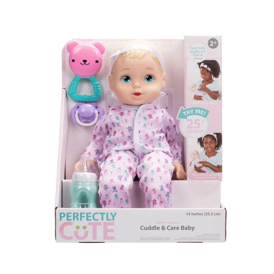 Perfectly Cute Cuddle and Care Baby Doll Blue Eyes