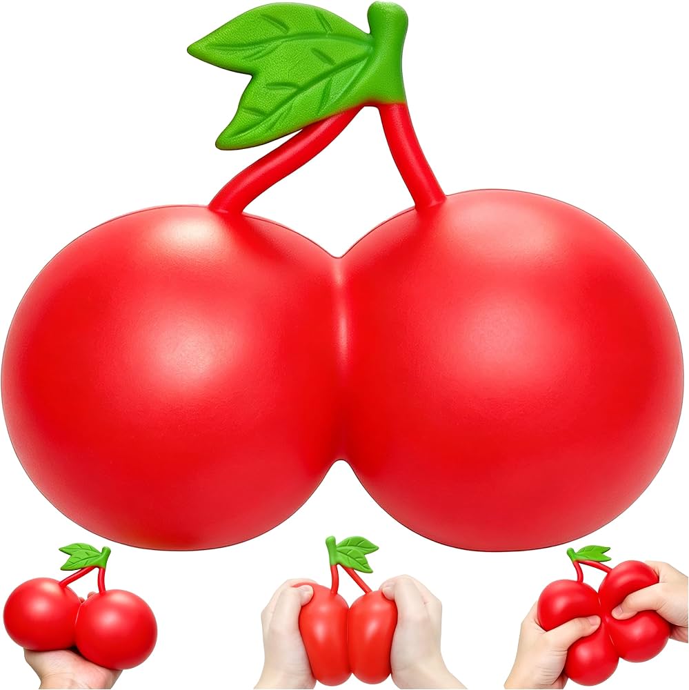 Cherry Squishy - Stress Relieving Squishy Cherries Toy