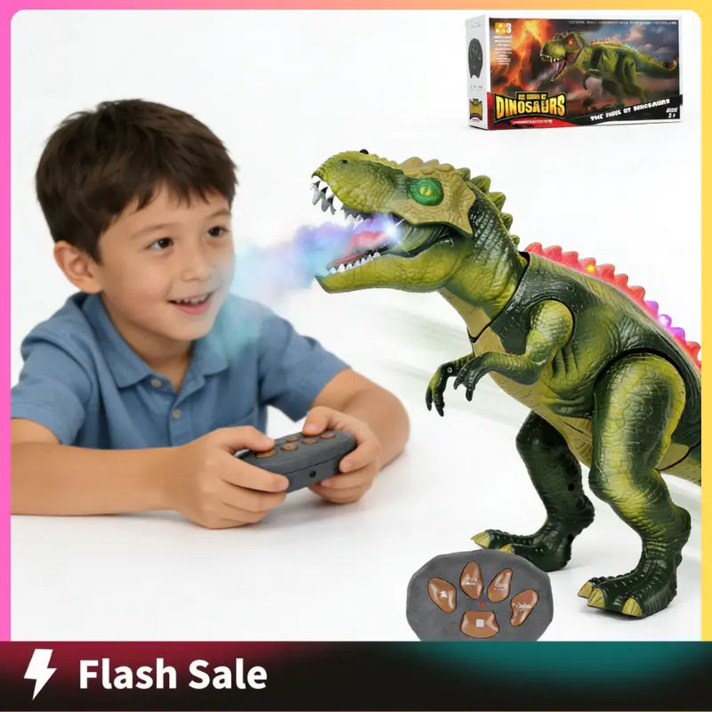 JOYIN Robot Dinosaur Toy for Kids Boys 3+ Big T.rex with Light and Realistic Roaring Sound, Remote Control Walking & Dancing Dinosaur, Electronic Steam Toy, Birthday Gift for Kids Boys Girls