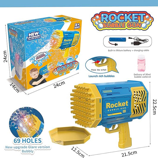 69 Hole Foaming rocket Launcher Bubble Gun Machine