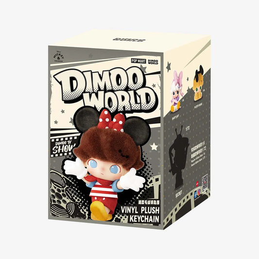 Dimoo World X Disney Series Blind Box Vinyl Plush Keychain Toys Dolls Gift
