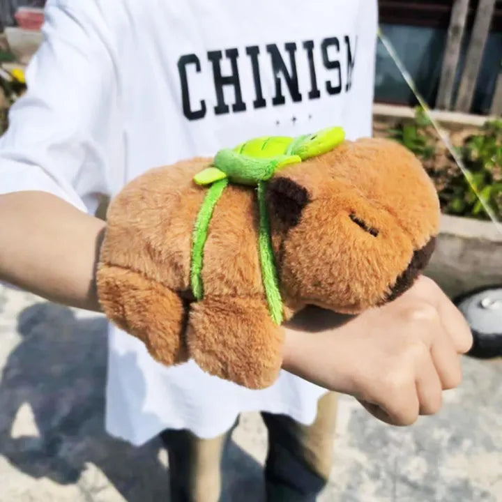 Capybara Hug Slap Bracelet Stuffed Plush Toy Kawaii