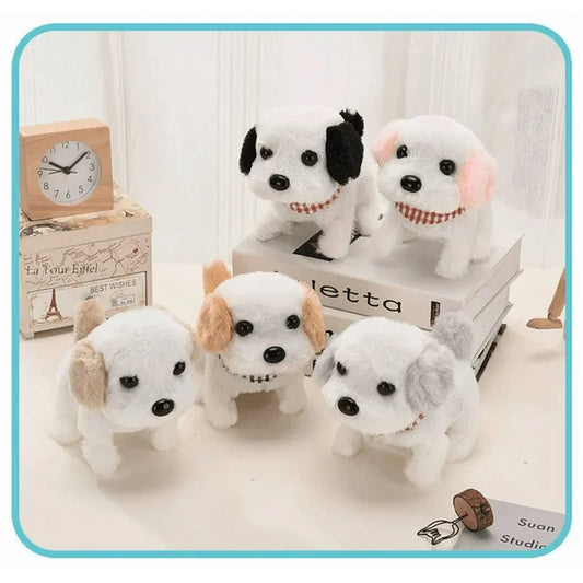 Electronic Plush Toys Puppy Interactive Big Head Dog Black