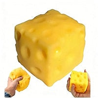 Cheese Squishy slow rising Small Soft Ultra-Soft,Stress Relief Fidget Novelty Squeeze Toys Gift for Adults & kids 2.5" Squeeze Toy