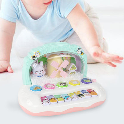 Baby Piano Toy Light up Piano Keyboard Infant Toys Fine Motor Skills - Learning Educational Toy - Perfect for Birthday
