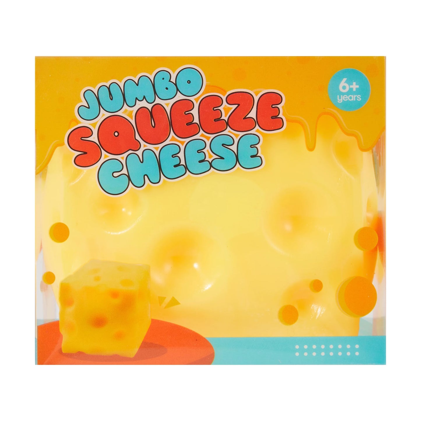 Jumbo Squishy Cheese Block