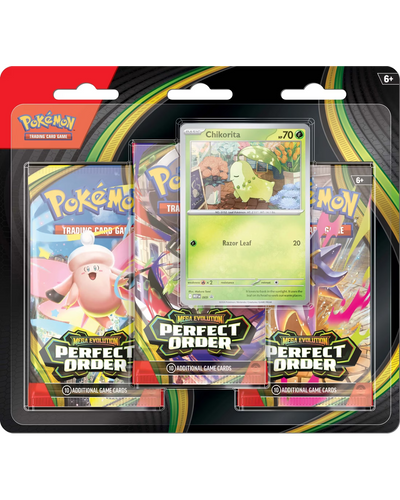 Pokemon cards TCG - Mega Evolution - Perfect Order Three-Booster Blister