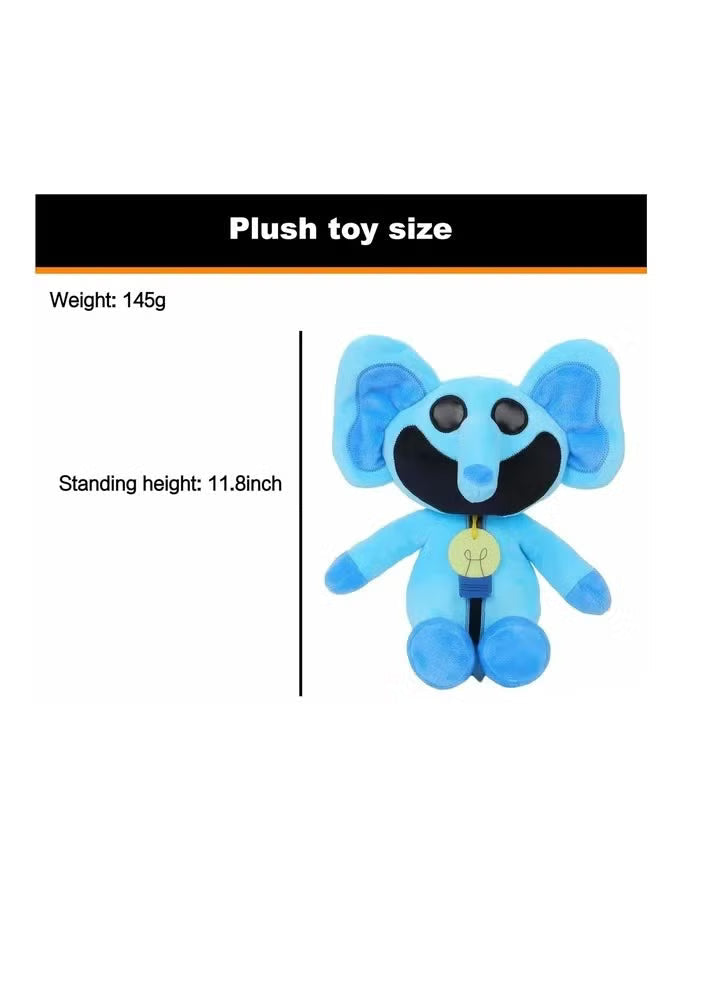 Blue Elephant Smiling Critters Bubba Bubbaphant Plush