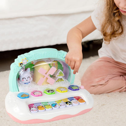 Baby Piano Toy Light up Piano Keyboard Infant Toys Fine Motor Skills - Learning Educational Toy - Perfect for Birthday