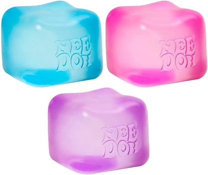 🧊 NeeDoh Squishy Nice Cube - Pack of 3