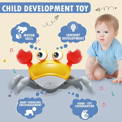Hirger Crawling Crab Baby Toy Infant Tummy Time