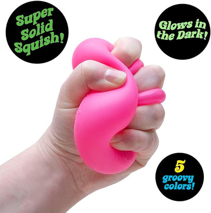 Needoh Glow Squishy Fluorescent Glow-in-the-Dark Ice Cube Toy 100% authentic Collectible Squishy Anti-Stress Toy Soft Maltose Material 100% authentic