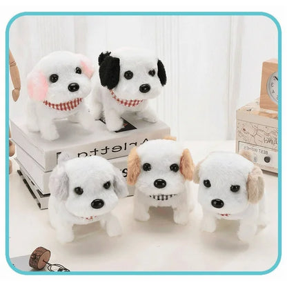 Electronic Plush Toys Puppy Interactive Big Head Dog Pink
