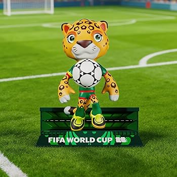 2026 World Cup Mascot Mexican Collectible -Zayu the Jaguar Soccer Figurine Souvenir Display Model for Support Your Team