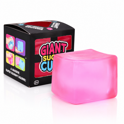 Large Squishy Nice Cube - Anti Stress Sensory Toy - Sugar Nice Cube - Designed for the Ultimate Sensory Experience
