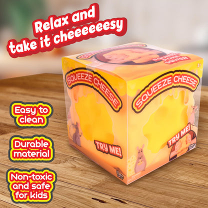 Jumbo Squishy Cheese Block