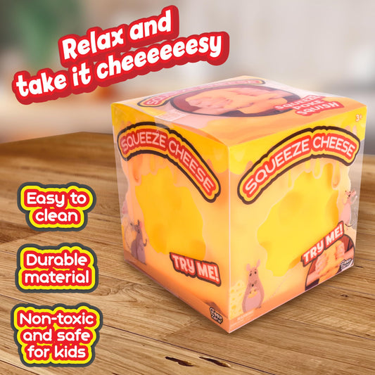 Jumbo Squishy Cheese Block