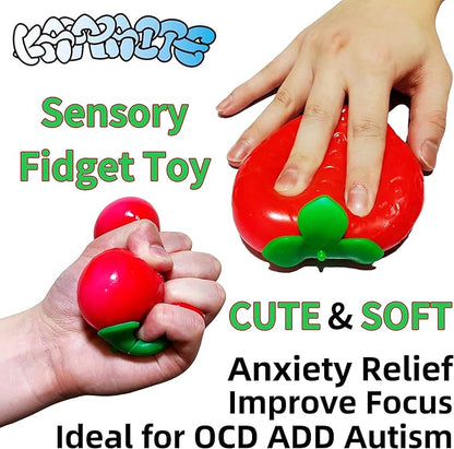 Strawberry Squishy Stress Relief Squeeze Small