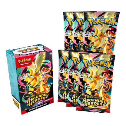Pokémon TCG: Mega Evolution—Ascended Heroes Booster Bundle.