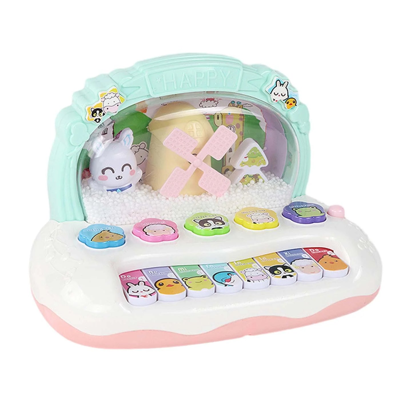 Baby Piano Toy Light up Piano Keyboard Infant Toys Fine Motor Skills - Learning Educational Toy - Perfect for Birthday