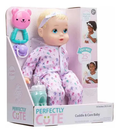 Perfectly Cute Cuddle and Care Baby Doll Blue Eyes