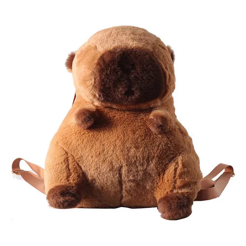 Colaxi Capybara Backpack, Trendy Cute Cartoon Animal Backpack Plush Toy for Adult, kids, Ladies, Travel Women Gift