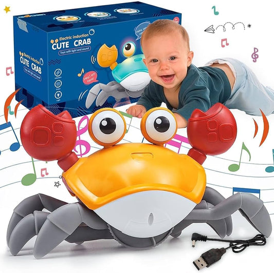 Hirger Crawling Crab Baby Toy Infant Tummy Time