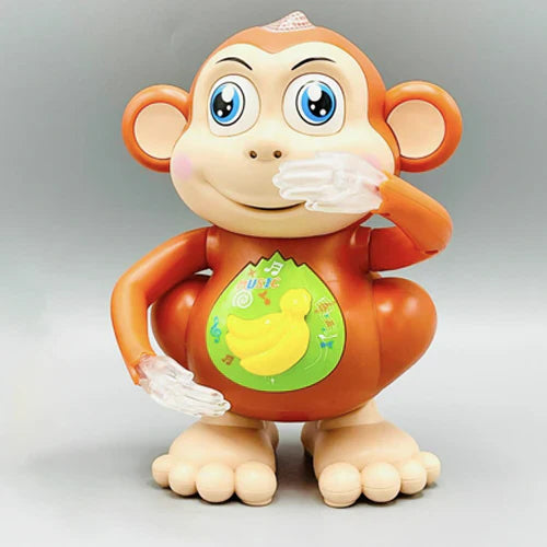 Dancing Monkey Musical Toy Light Sound Battery Operated