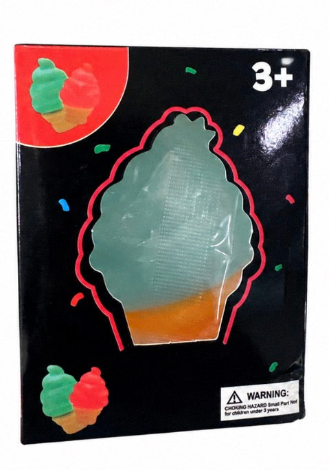 2pcs Ice Cream Squishy, Ice Cream Cone Squishies, Slow Rising Stress Relief Squishy, Summer Toy