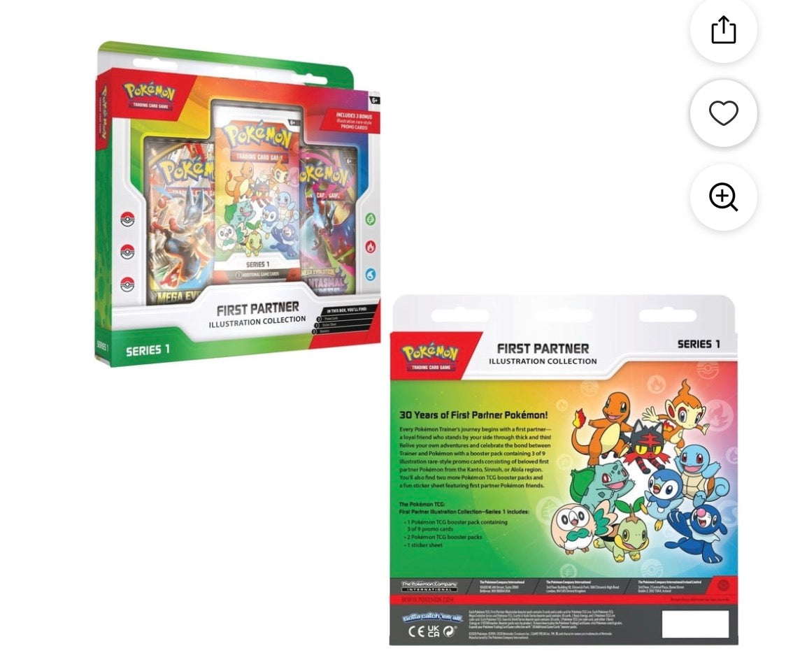 Pokémon TCG: First Partner Illustration Collection—Series 1