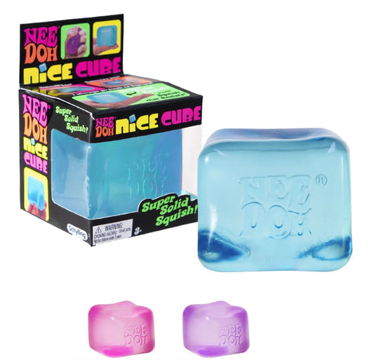 🧊 NeeDoh Squishy Nice Cube - Pack of 3