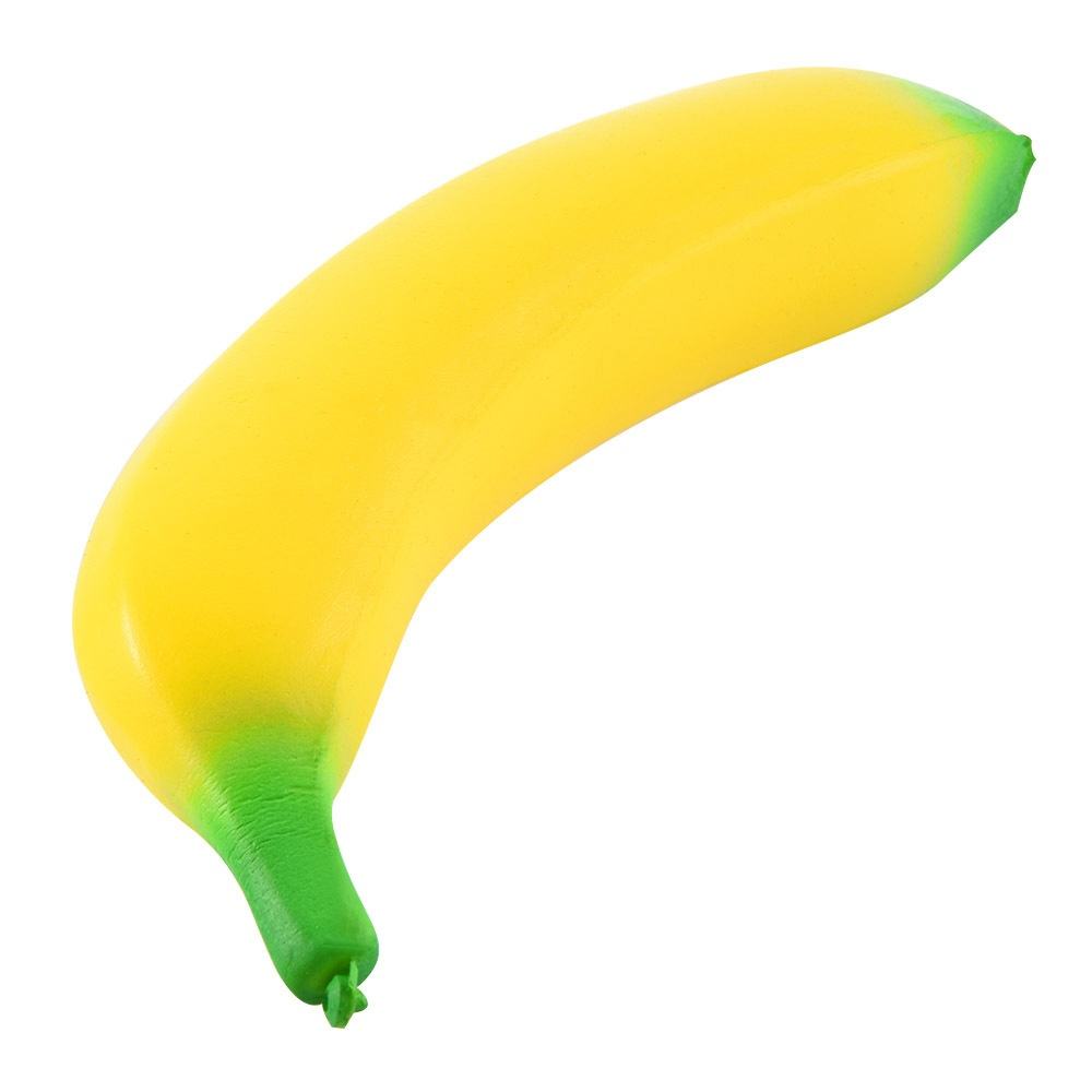 PU Mini Banana Vent Toy Soft and Stretchable Slow-Rebound Squishy for Sensory Play Kids and Adults Anxiety Relief 3.5 inches
