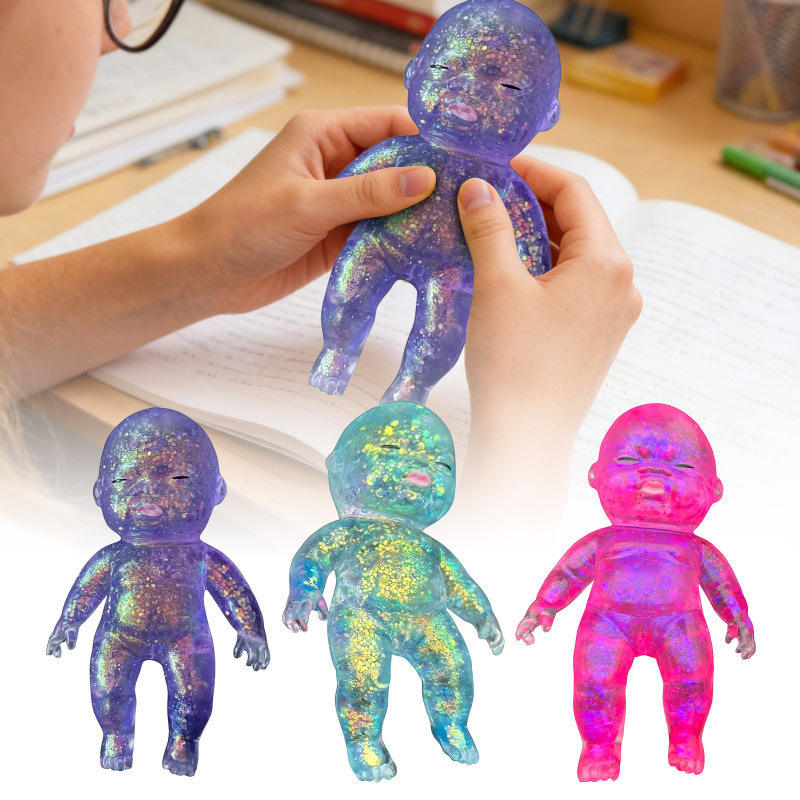 Glitter Baby Squishy Toy