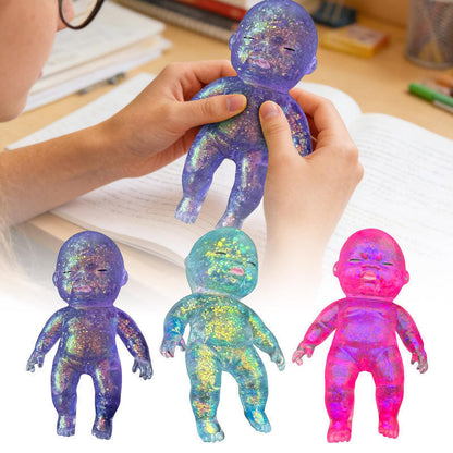 Glitter Baby Squishy Toy
