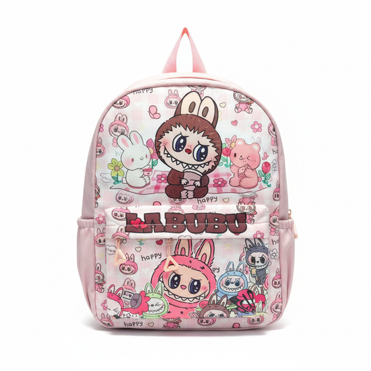 Labubu inspired Pink Backpack - Backpack for School – Trendy, Lightweight & Spacious