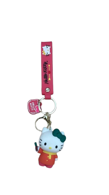 Pink Hello Kitty Keychain